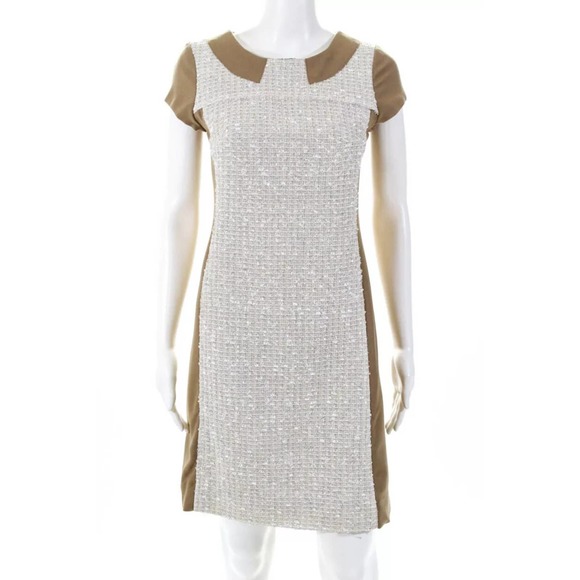 Shannon Mclean Tweed Knit Short Sleeve Dress - Picture 1 of 4